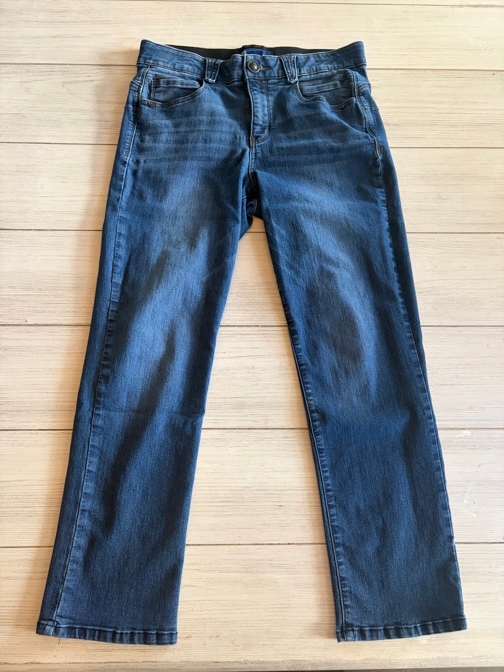 Democracy Dark Blue Straight-Leg Jeans - Picture 2 of 9